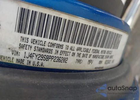 1993 Jeep Wrangler / Yj from USA, damaged, VIN 1J4FY29S8PP236202